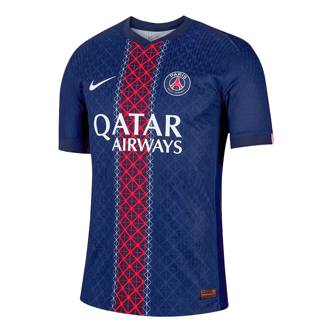 B.BARCOLA #29 PSG Home Match Jersey Player Version 2025/26 