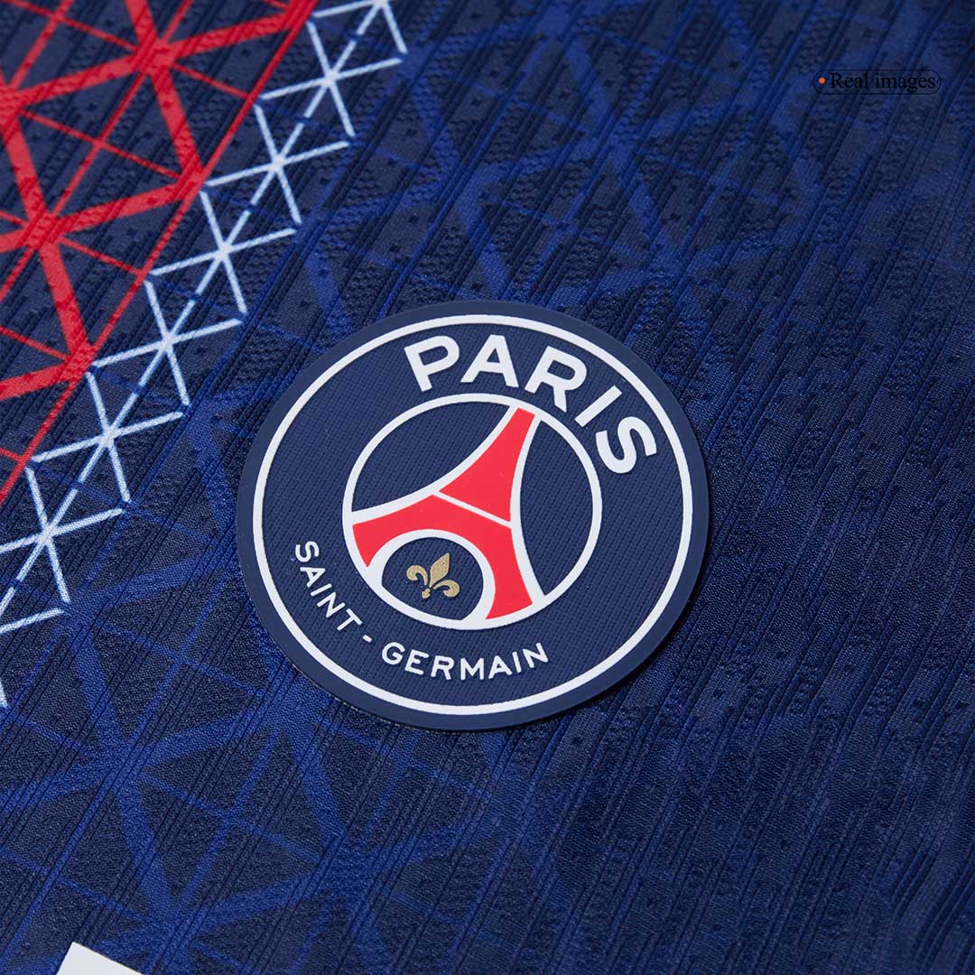 B.BARCOLA #29 PSG Home Match Jersey Player Version 2025/26 