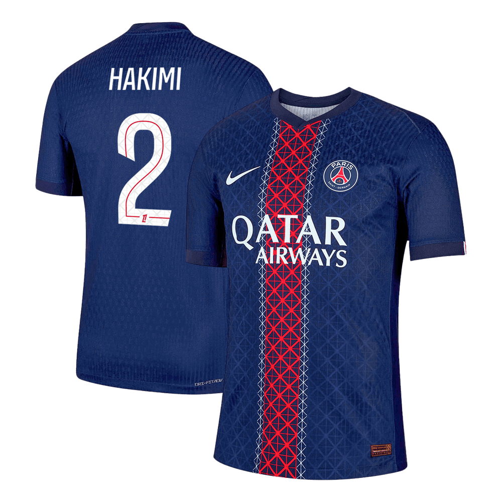 HAKIMI #2 PSG Home Match Jersey Player Version 2025/26 