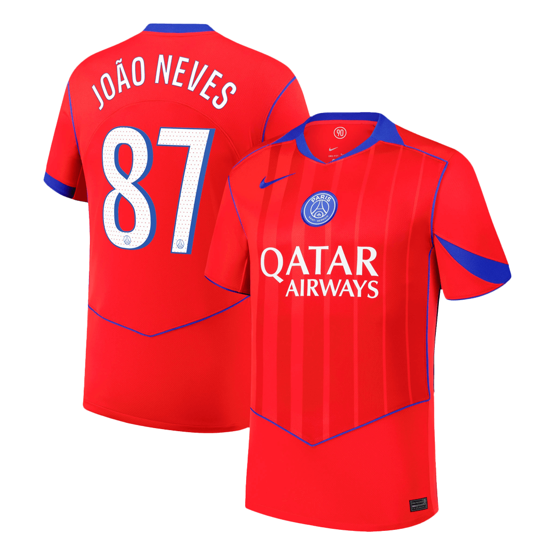 JOÃO NEVES #87 PSG Third Jersey 2025/26 