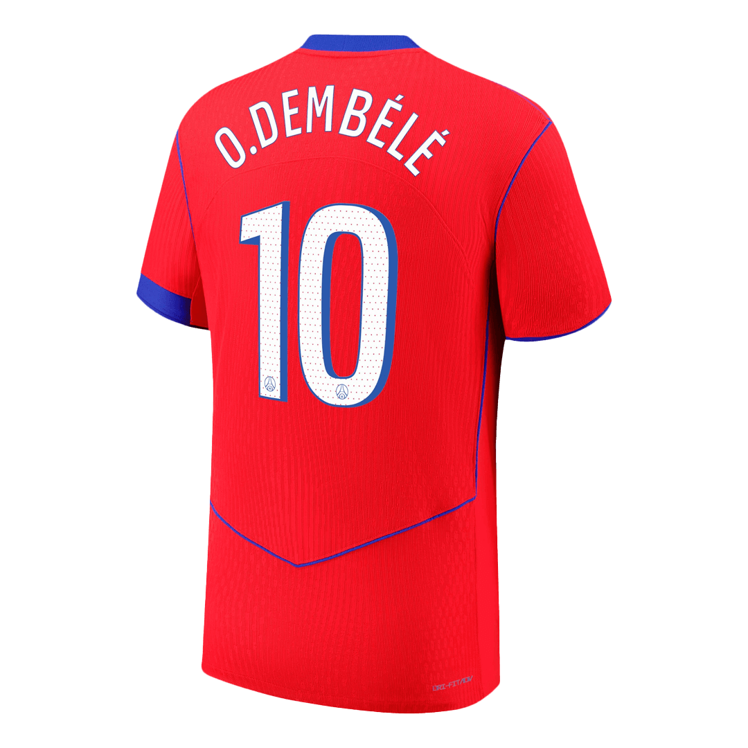 O.DEMBÉLÉ #10 PSG Third Match Jersey Player Version 2025/26 