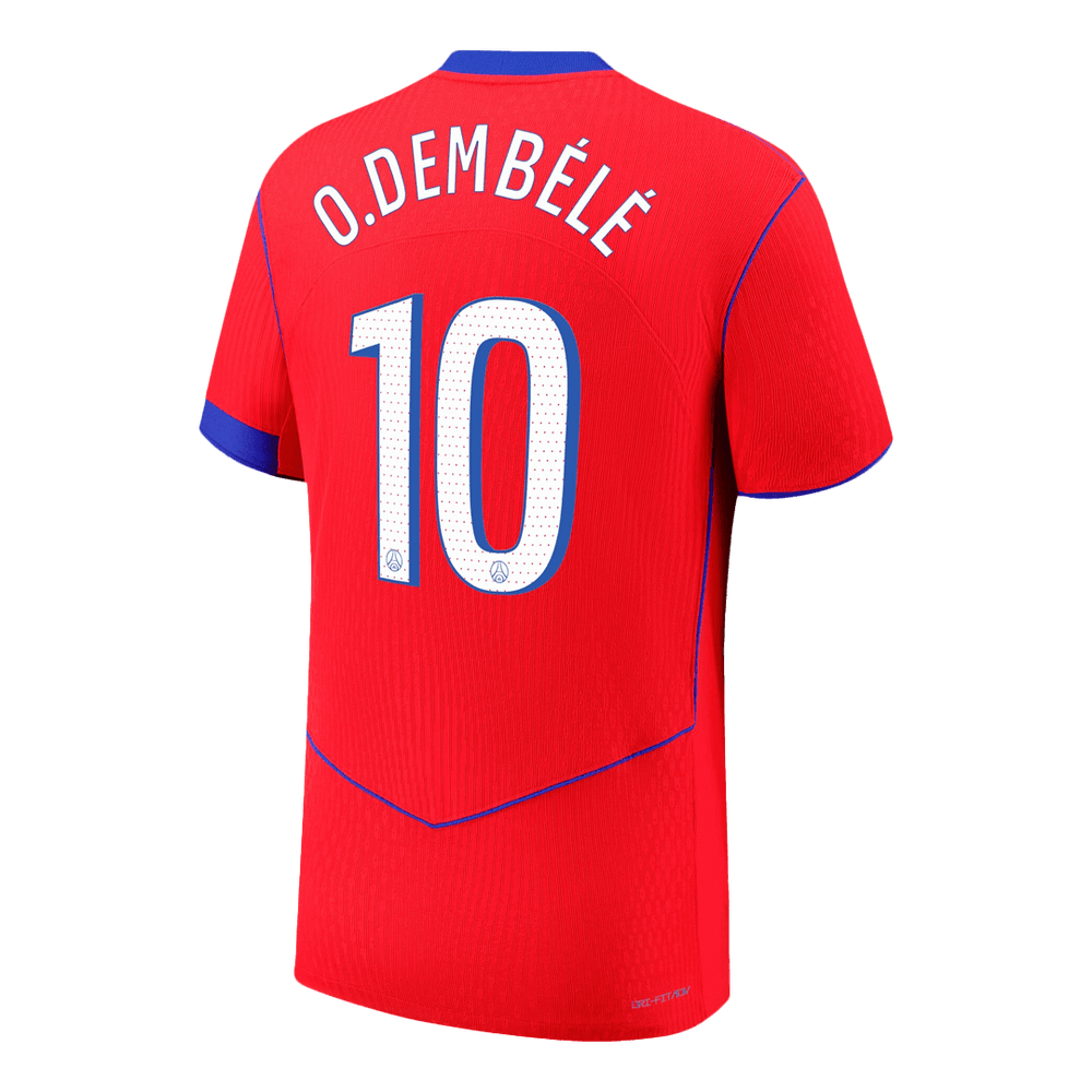 O.DEMBÉLÉ #10 PSG Third Match Jersey Player Version 2025/26 