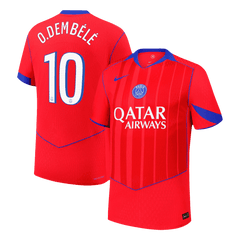 O.DEMBÉLÉ #10 PSG Third Match Jersey Player Version 2025/26 