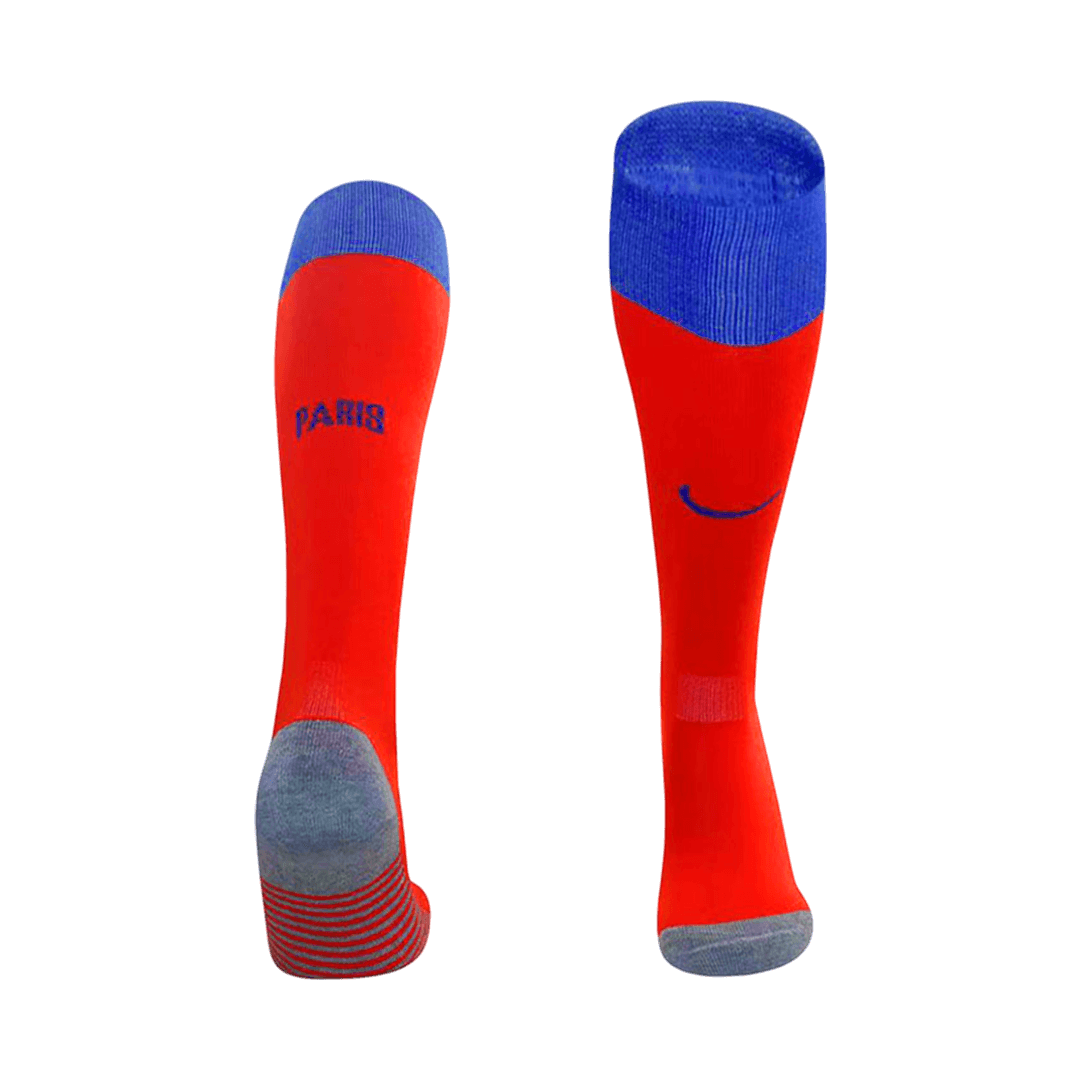 Kids PSG Third Away Soccer Socks - Red 2025/26 