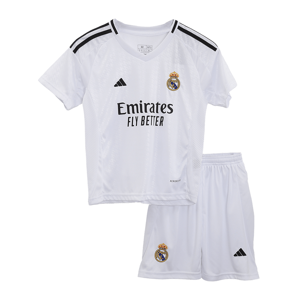 Kids Real Madrid Home Kit 