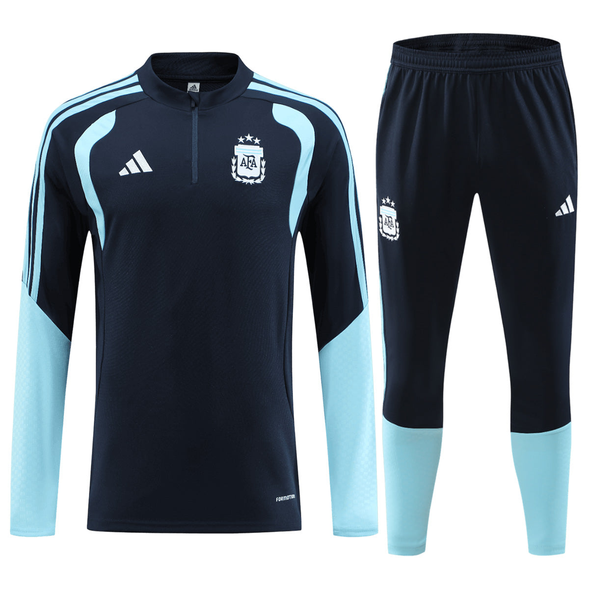 Argentina Zipper Sweatshirt Kit(Top+Pants) Navy 2026 