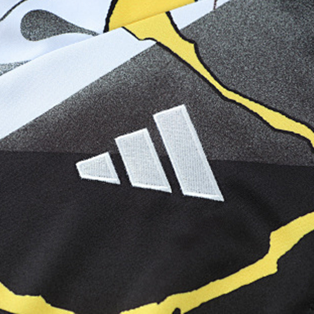 Kids Real Madrid x Marvel Zipper Sweatshirt Kit(Top+Pants) Black 2025/26 