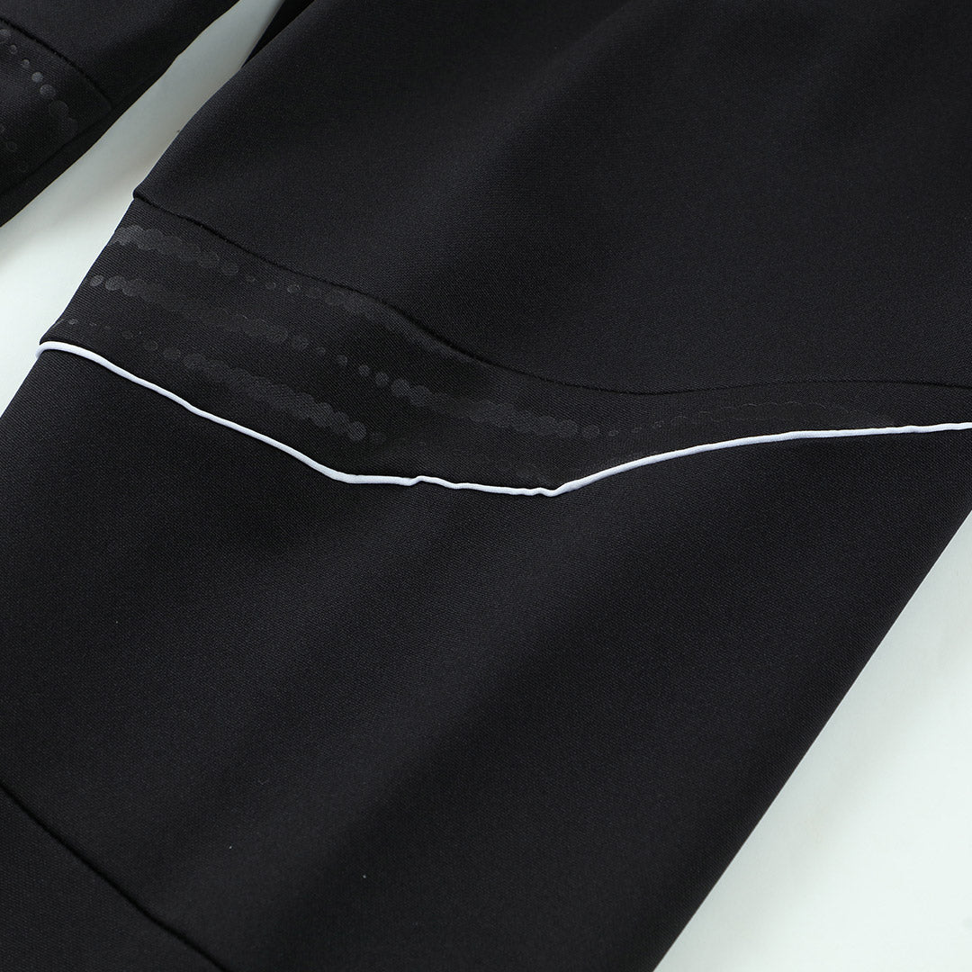 Kids Real Madrid x Marvel Zipper Sweatshirt Kit(Top+Pants) Black 2025/26 