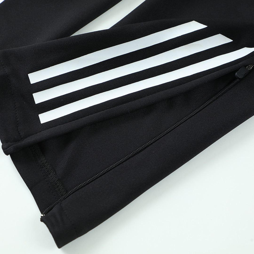 Kids Real Madrid x Marvel Zipper Sweatshirt Kit(Top+Pants) Black 2025/26 