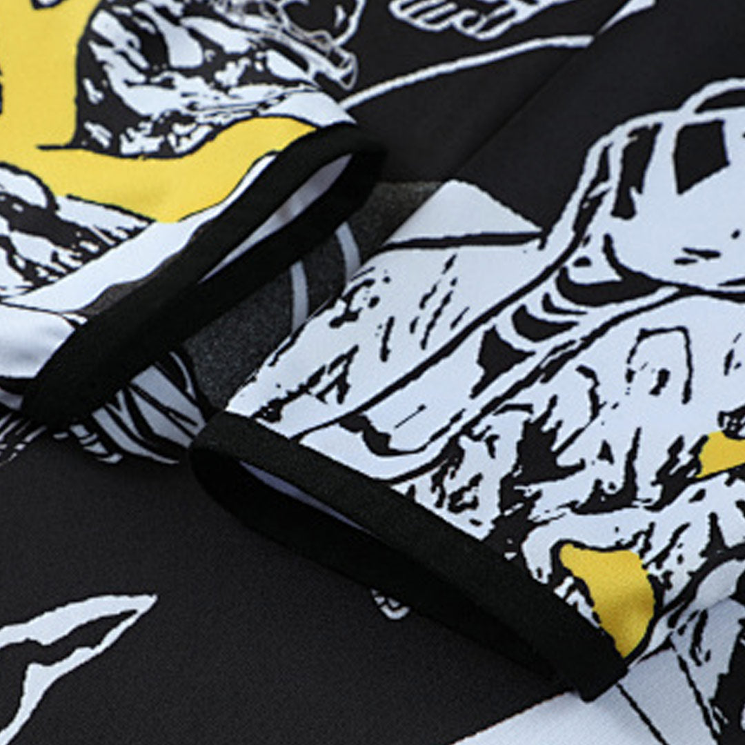 Kids Real Madrid x Marvel Zipper Sweatshirt Kit(Top+Pants) Black 2025/26 