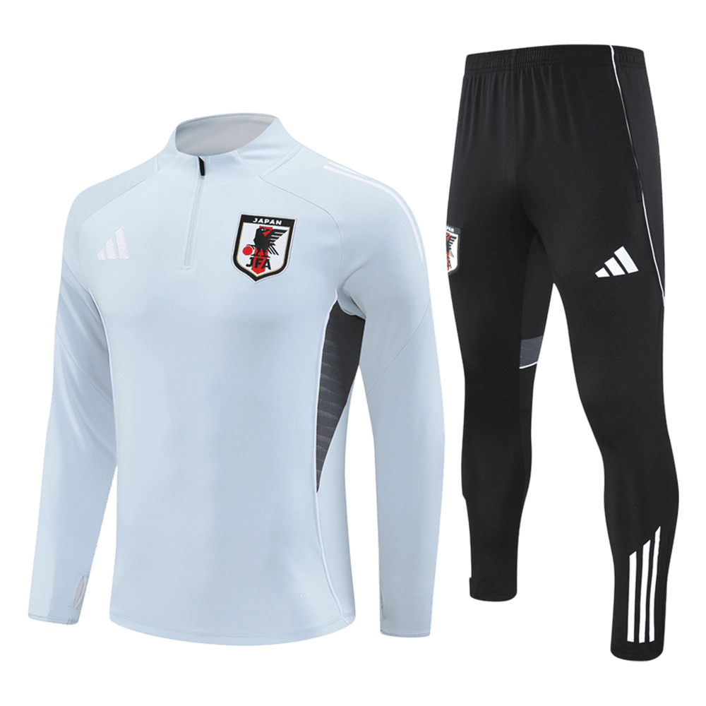 Kids Japan Zipper Sweatshirt Kit(Top+Pants) White 2026 