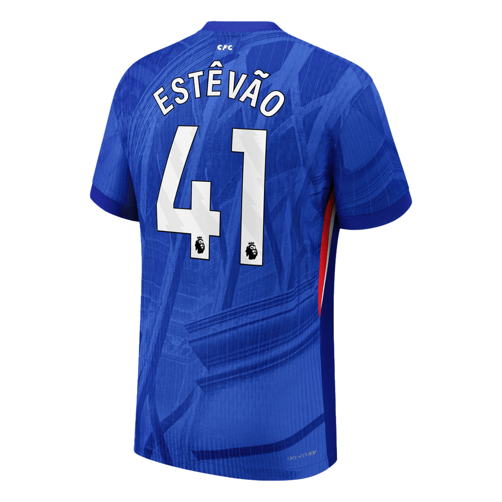 ESTÊVÃO #41 Chelsea Home Match Jersey Player Version 2025/26 
