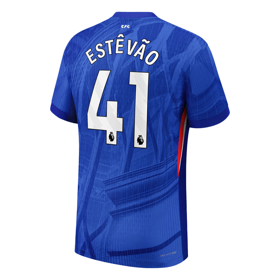 ESTÊVÃO #41 Chelsea Home Match Jersey Player Version 2025/26 