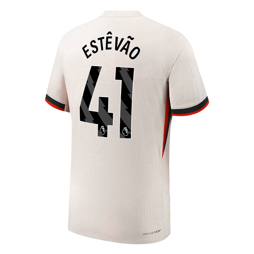 ESTÊVÃO #41 Chelsea Away Match Jersey Player Version 2025/26 