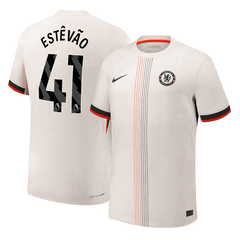 ESTÊVÃO #41 Chelsea Away Match Jersey Player Version 2025/26 