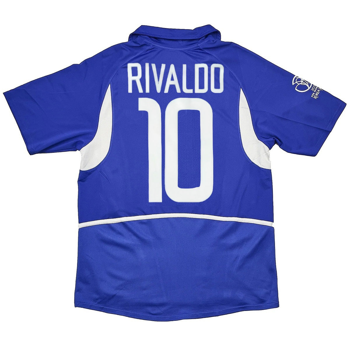 Rivaldo #10 Retro Brazil Away Jersey World Cup 2002 