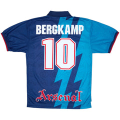 Bergkamp #10 Retro Arsenal Away Jersey 1995/96 