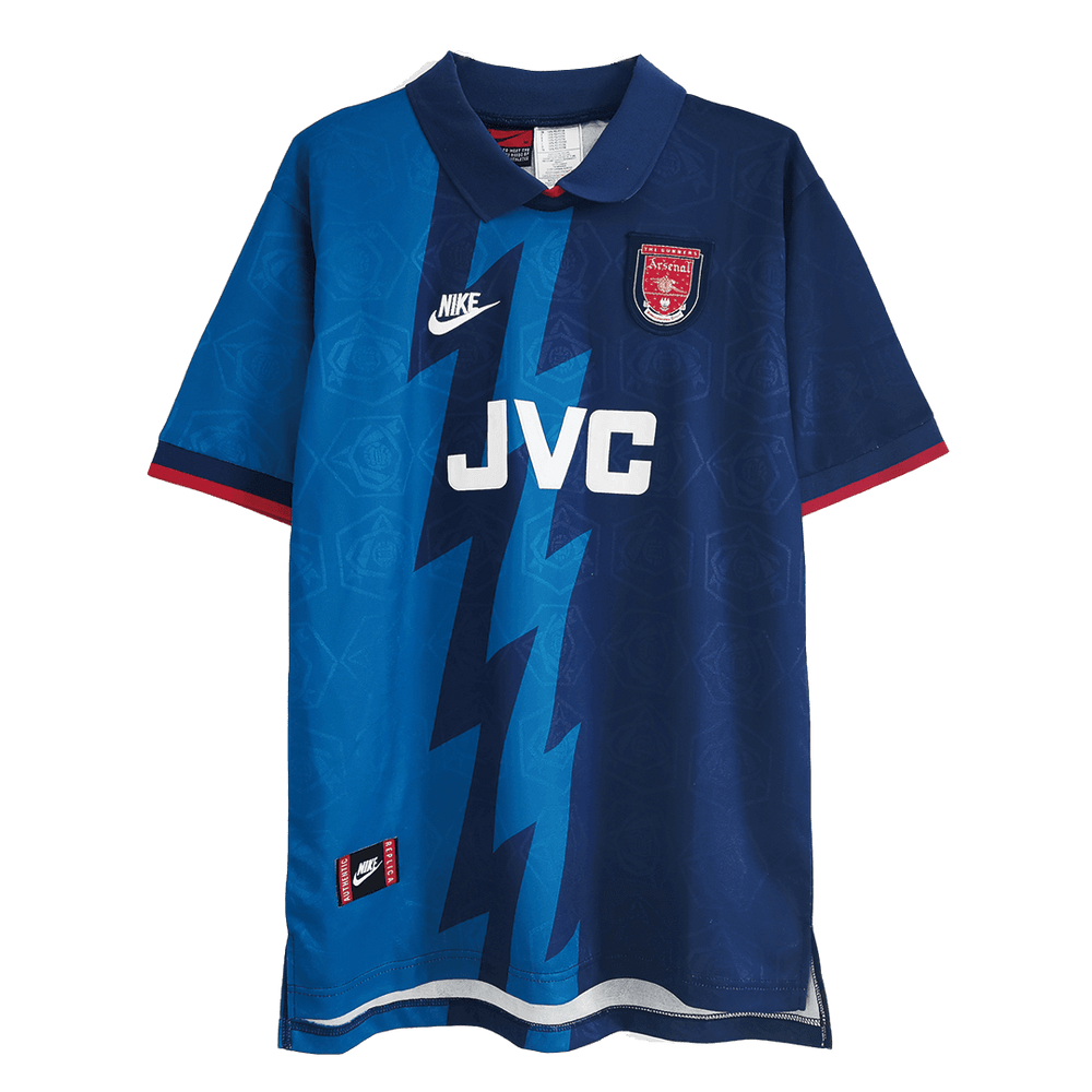 Wright #8 Retro Arsenal Away Jersey 1995/96 