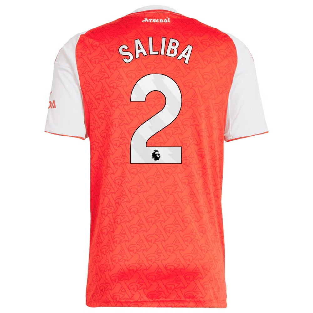SALIBA #2 Arsenal Home Jersey 2025/26 - [Super Replica] 