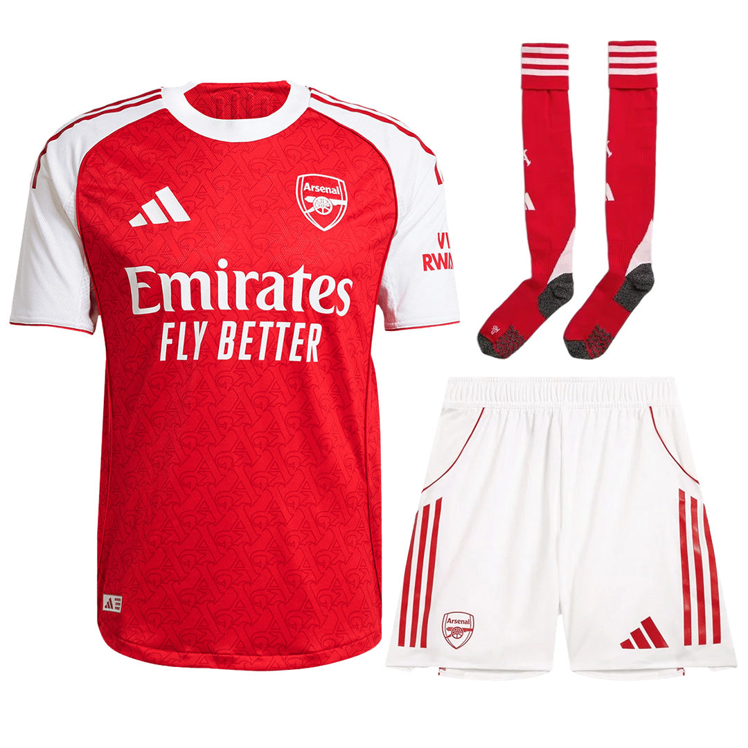 Arsenal Home Match Jersey Full Kit Player Version 2025/26 