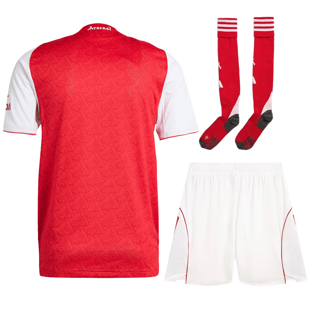 Arsenal Home Match Jersey Full Kit Player Version 2025/26 