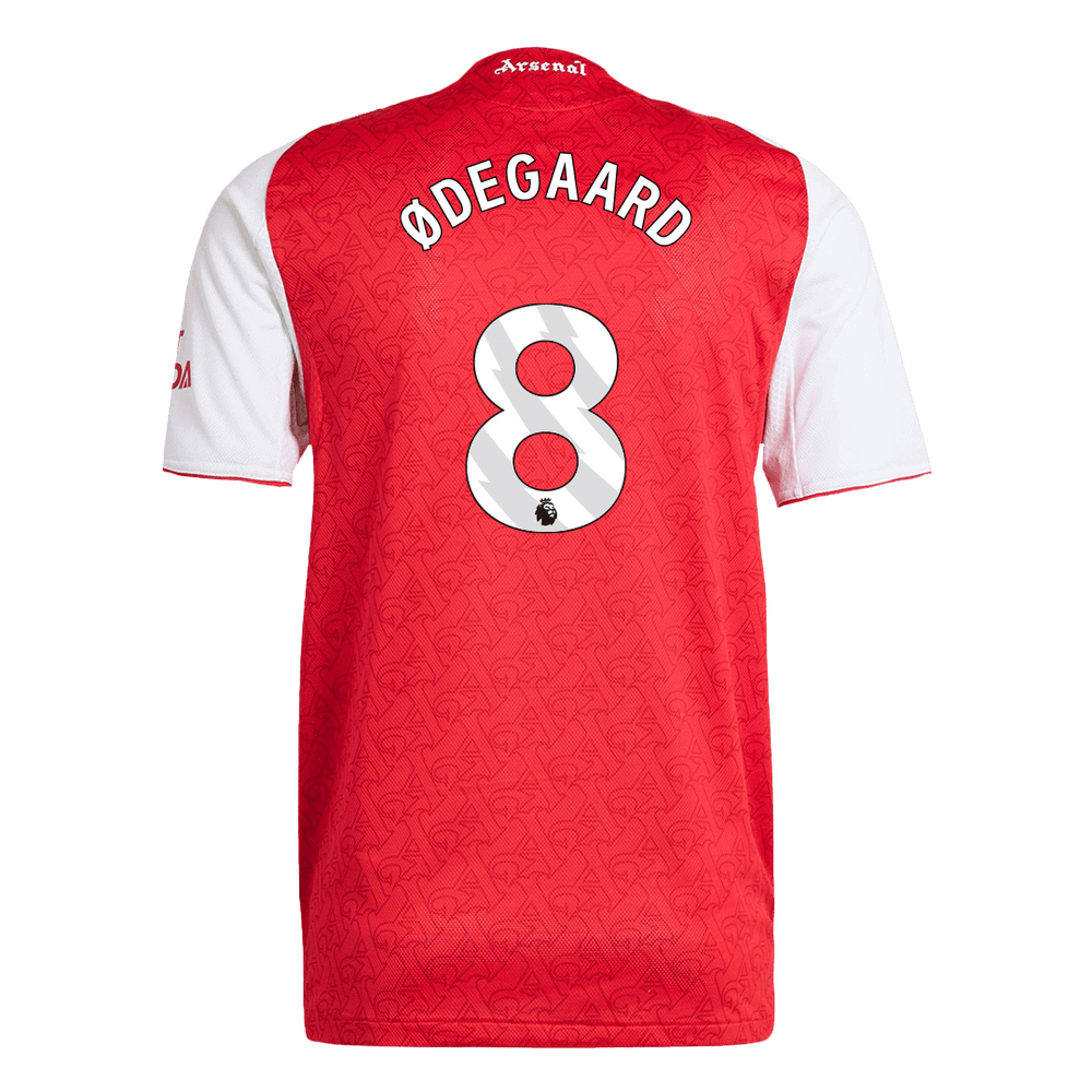 ØDEGAARD #8 Arsenal Home Match Jersey Player Version 2025/26 