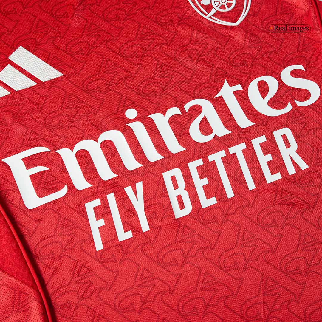 RICE #41 Arsenal Home Match Jersey Player Version 2025/26 