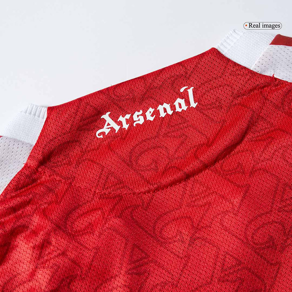 RICE #41 Arsenal Home Match Jersey Player Version 2025/26 