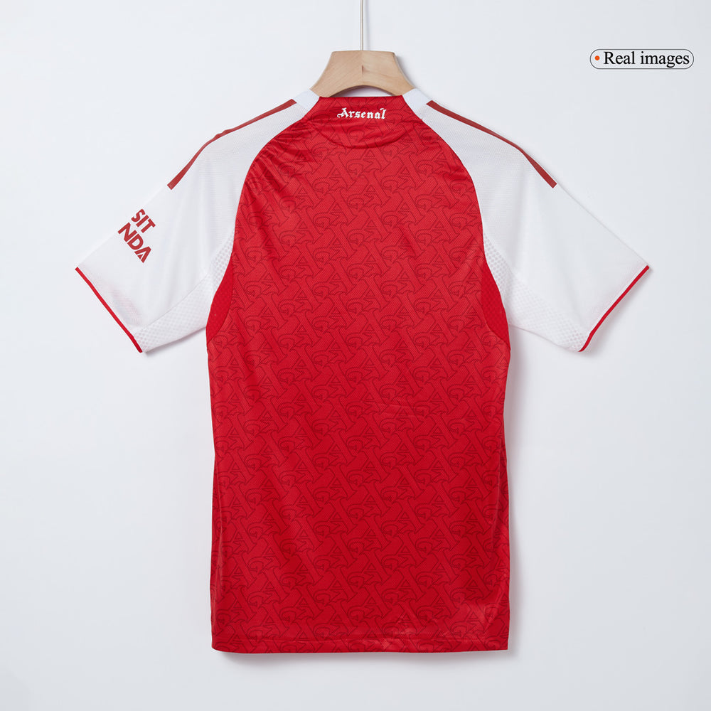 RICE #41 Arsenal Home Match Jersey Player Version 2025/26 