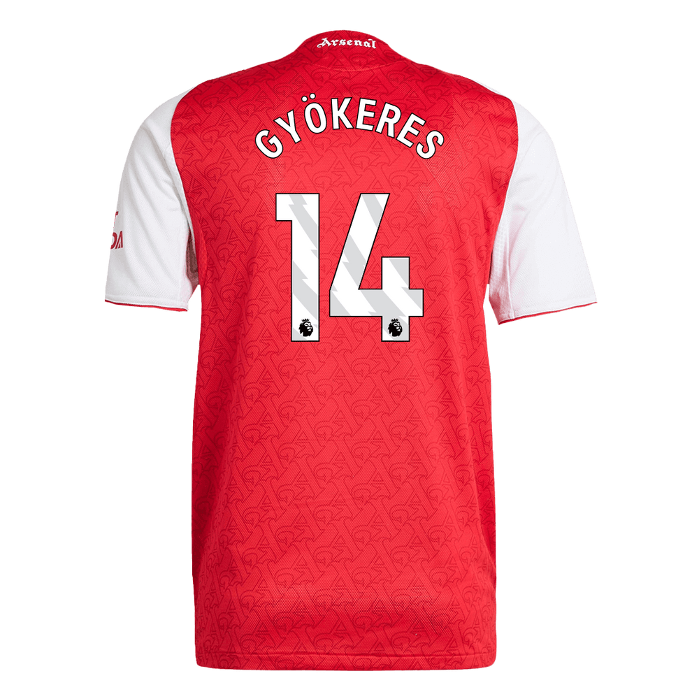 GYÖKERES #14 Arsenal Home Match Jersey Player Version 2025/26 