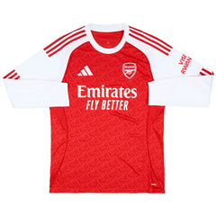 Arsenal Home Long Sleeve Jersey 2025/26 