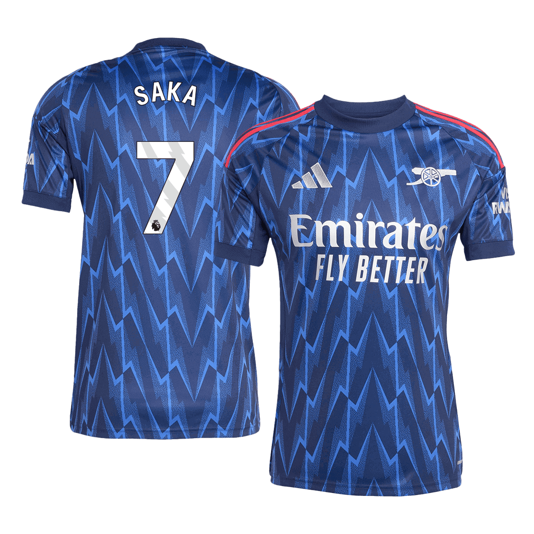 SAKA #7 Arsenal Away Jersey 2025/26 