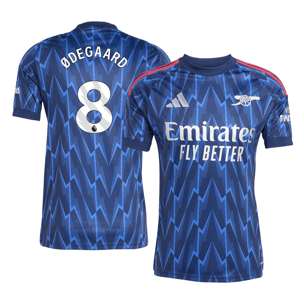 ØDEGAARD #8 Arsenal Away Jersey 2025/26 