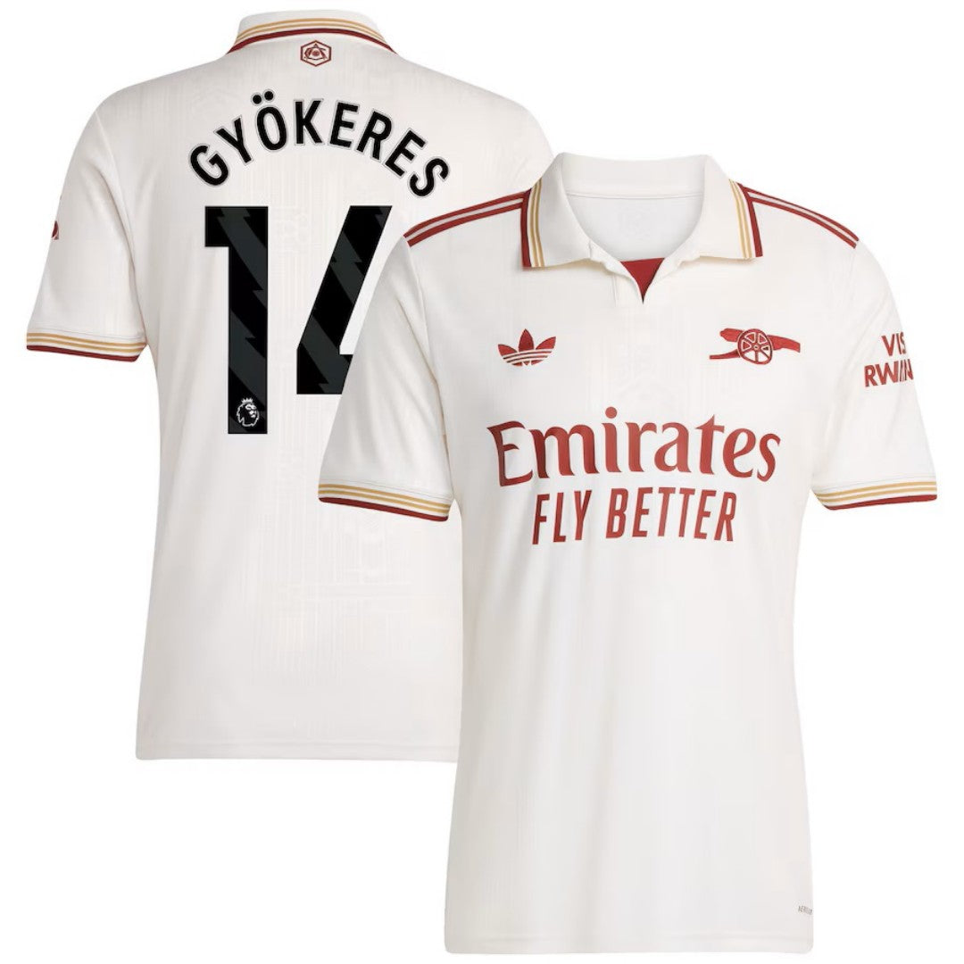 GYÖKERES #14 Arsenal Third Jersey 2025/26 
