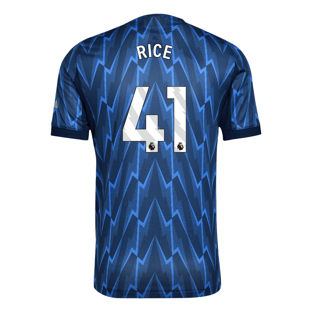 RICE #41 Arsenal Away Match Jersey Player Version 2025/26 
