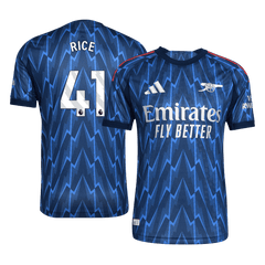 RICE #41 Arsenal Away Match Jersey Player Version 2025/26 