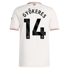 GYÖKERES #14 Arsenal Third Match Jersey Player Version 2025/26 