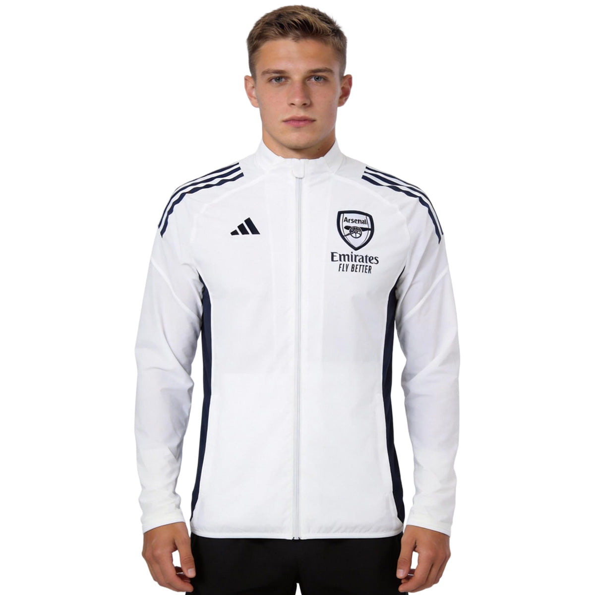Arsenal Windbreaker Jacket White 2025/26 