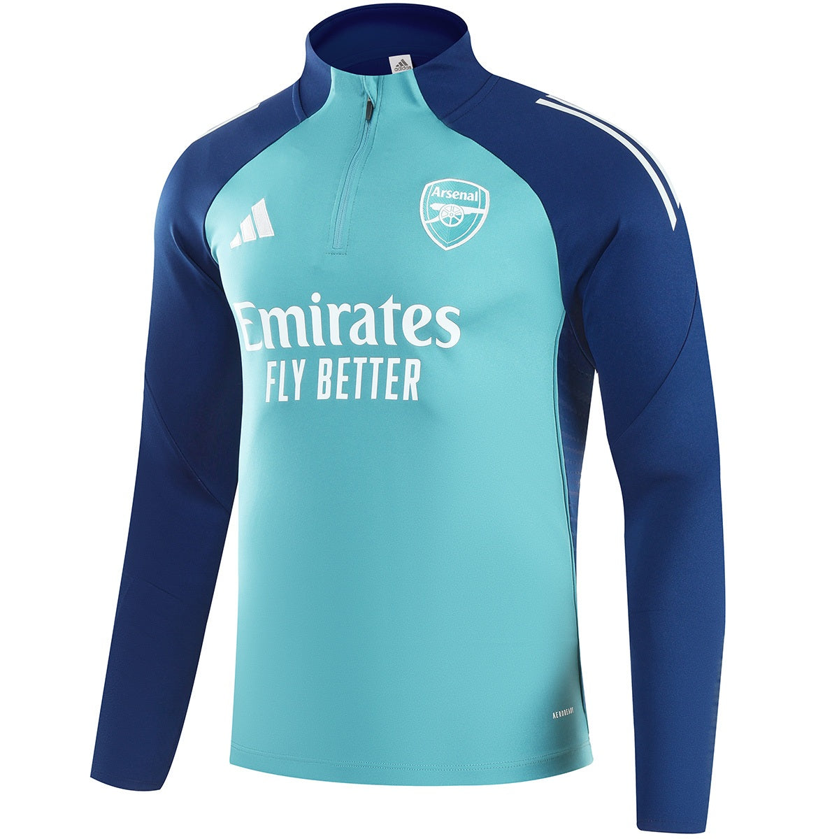 Kids Arsenal 1/4 Zipper Sweat Kit(Top+Pants) Green 2025/26 