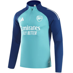 Kids Arsenal 1/4 Zipper Sweat Kit(Top+Pants) Green 2025/26 