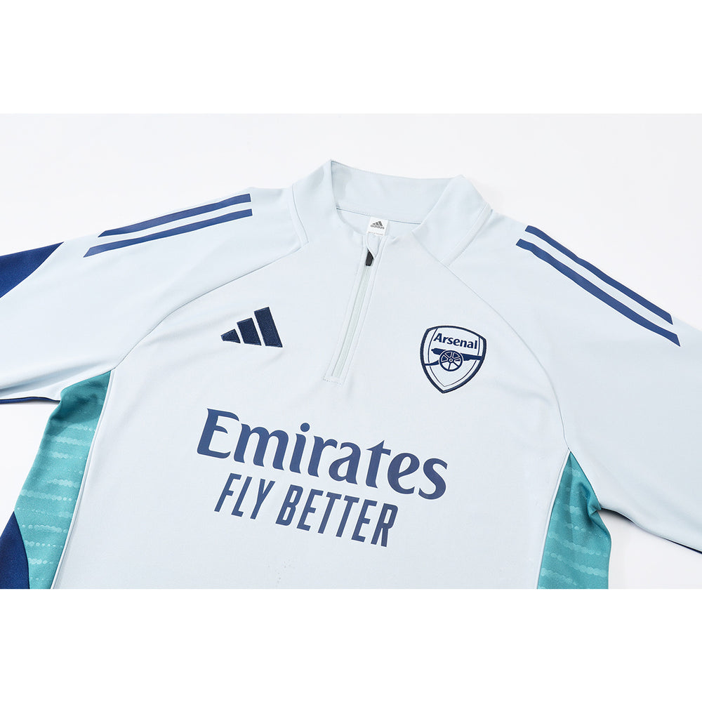 Arsenal 1/4 Zipper Sweat Kit(Top+Pants) Gray 2025/26 