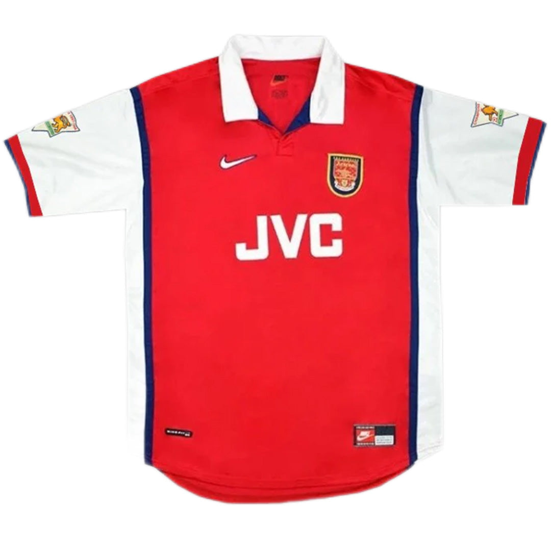 Bergkamp #10 Retro Arsenal Home Jersey 1998/99 