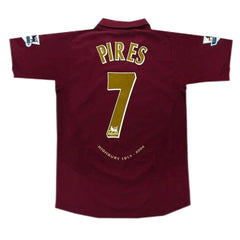 Pires #7 Retro Arsenal Home Jersey 2005/06 