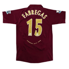 FABREGAS #15 Retro Arsenal Home Jersey 2005/06 