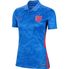 2020-21 England WOMENS Away Soccer Jersey - Blue-Red 