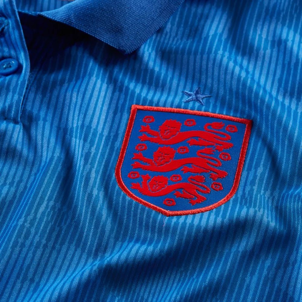 2020-21 England WOMENS Away Soccer Jersey - Blue-Red 