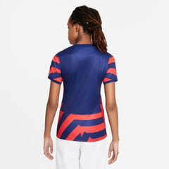 2021-22 USA Women Away Soccer Jersey - Navy-Red 