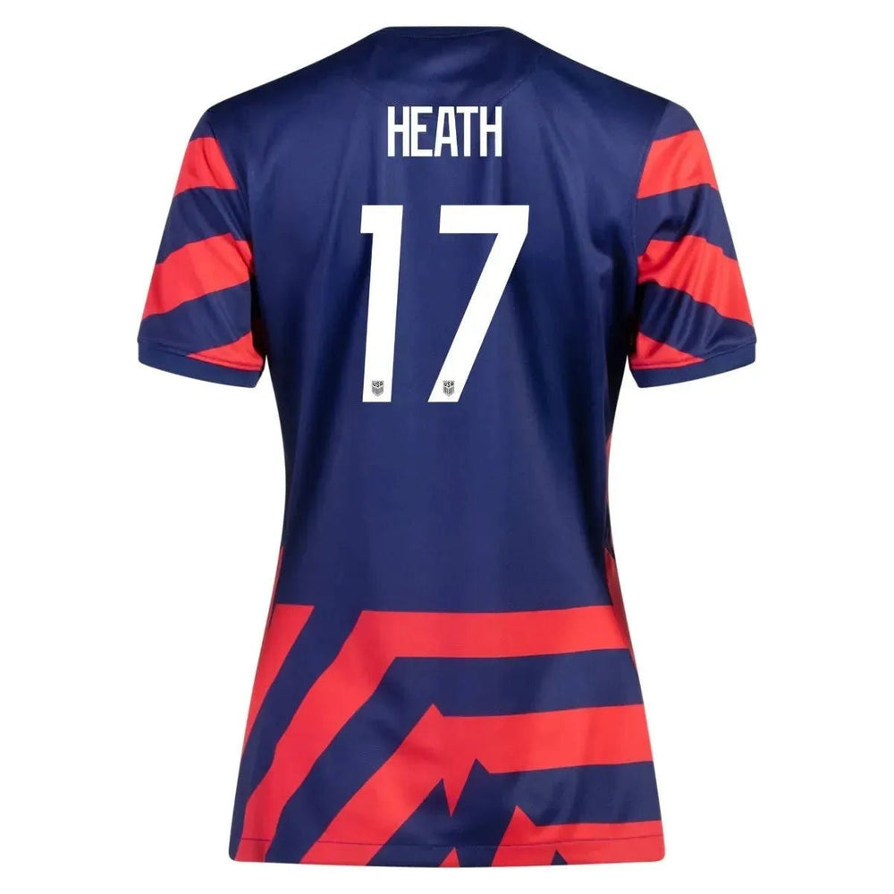 2021-22 USA Women Away Soccer Jersey - Navy-Red 