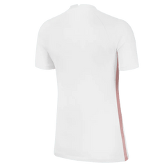 France Women's EC22 Away Soccer Jersey - White-Pink Glaze 