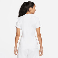 France Women's EC22 Away Soccer Jersey - White-Pink Glaze 